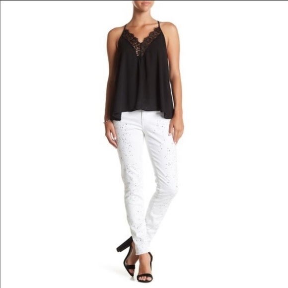 Dex Splatter Super Skinny Ankle Jean - Picture 4 of 8